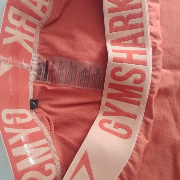 Gymshark Fit Leggings NWOT Orange/Coral Color - Picture 6 of 8